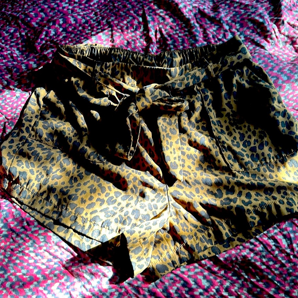 Leopard shorts